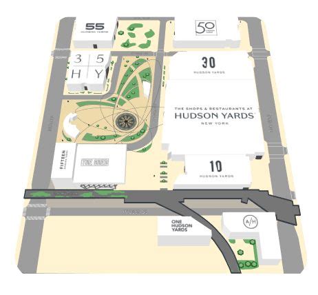 shops at hudson yards map